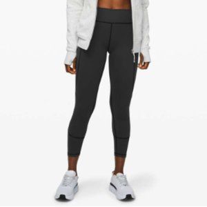 lululemon In Movement Tight 25" Black Size 4 NWT